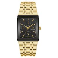 Bulova Dante Quartz Black Dial Mens Watch