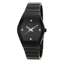 Bulova Gemini Quartz Diamond Black Dial Mens Watch
