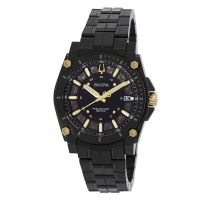 Bulova Icon Quartz Black Dial Mens Watch