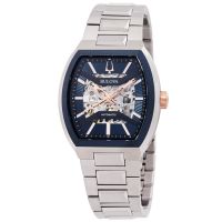 Bulova Maquina Automatic Blue Dial Mens Watch