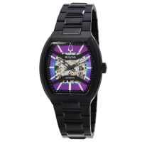 Bulova Maquina Automatic Rainbow Semi-Skeleton Dial Mens Watch
