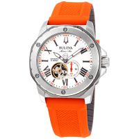 Bulova Marine Star Automatic Silver Dial Mens Watch