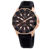 Bulova Marine Star HPQ Precisionist Quartz Brown Dial Mens Watch