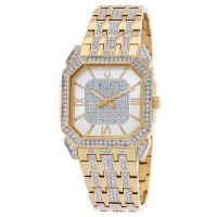 Bulova Octava Quartz Crystal Silver Dial Mens Watch