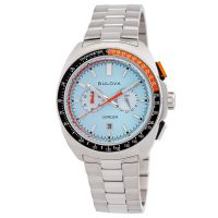Bulova Racer Chronograph Quartz Blue Dial Mens Watch
