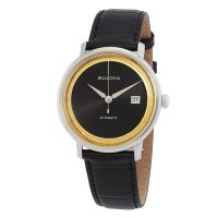 Bulova Rat Pack Automatic Black Dial Mens Watch