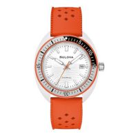 Bulova Snorkel Clownfish Quartz White Dial Mens Watch