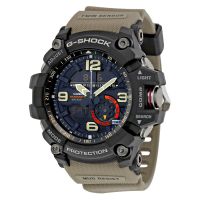 Casio G-Shock Black Dial Tan Resin Strap Mens Watch