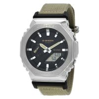 Casio G-STEEL Alarm World Time Quartz Analog-Digital Mens Watch