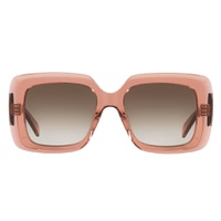 Celine Brown Gradient Square Ladies Sunglasses
