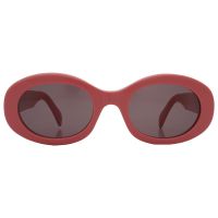 Celine Triomphe Grey Oval Ladies Sunglasses