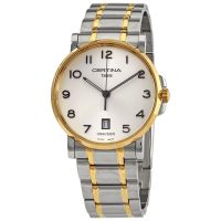 Certina DS Caimano Quartz Silver Dial Mens Watch
