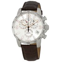 Certina DS Podium Chronograph Silver Dial Mens GMT Watch
