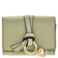Chloe Alphabet Leather Tri-Fold Wallet