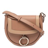 Chloe Arlene Small Ring Half-Moon Crossbody Bag