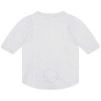 Chloe Girls Crewneck Cotton Voile Blouse