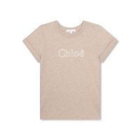 Chloe Girls Logo-Print Cotton T-Shirt