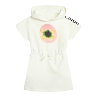 Chloe Girls Logo-Print Hooded Cotton Dress