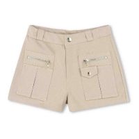 Chloe Girls Zip Pocket Cotton Shorts
