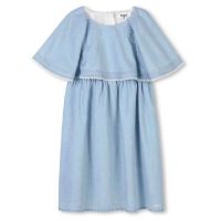 Chloe Kids Ruffle Sleeve Cotton Dress