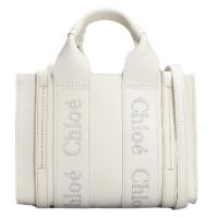 Chloe Mini Woody Leather Tote Bag