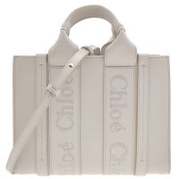 Chloe Small Woody Logo Tote Bag
