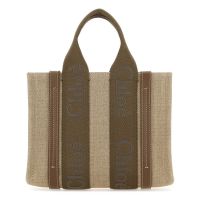 Chloe Small Woody Tote Bag - Dark Nude