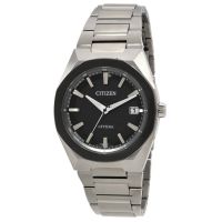 Citizen Attesa Eco-Drive Black Dial Mens Watch