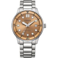 Citizen Automatic Salmon Dial Mens Watch