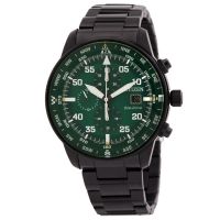 Citizen Aviator Eco-Drive Chronograph Green Dial Mens Watch