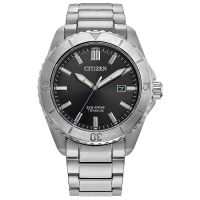 Citizen Brycen Super Titanium Black Dial Mens Watch