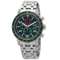 Citizen Brycen Chronograph Eco-Drive Green Dial Mens Watch