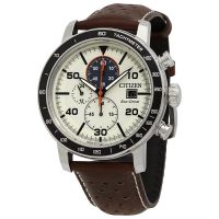 Citizen Brycen Chronograph Light Brown Dial Mens Watch