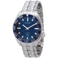 Citizen Carson Eco-Drive Blue Dial Mens Watch