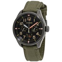 Citizen Chandler Multifunction Black Dial Mens Watch