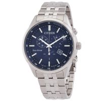 Citizen Chronograph Eco-Drive Blue Dial Mens Watch