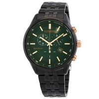 Citizen Chronograph GMT Green Dial Mens Watch