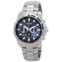 Citizen Chronograph Quartz Blue Dial Mens Watch
