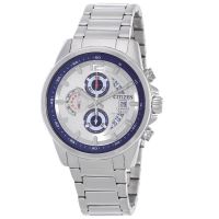 Citizen Chronograph Quartz Silver Dial Mens Watch