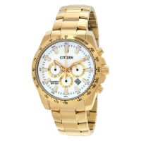 Citizen Chronograph Quartz White Dial Mens Watch