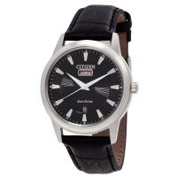 Citizen Eco-Drive Black Dial Mens Watch
