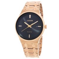 Citizen Eco-Drive Black Dial Mens Watch