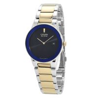 Citizen Eco-Drive Blue Dial Two-Tone Mens Watch