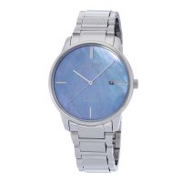 Citizen Eco-Drive Blue Mother of Pearl Dial Stainless Steel Mens Watch