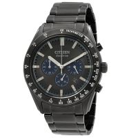 Citizen Eco-Drive Chronograph Black Dial Mens Watch