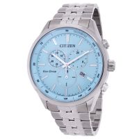 Citizen Eco-Drive Chronograph Blue Dial Mens Watch