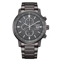 Citizen Eco-Drive Chronograph Grey Dial Mens Watch
