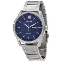 Citizen Eco-Drive Classic Blue Dial Mens Watch