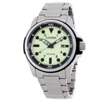 Citizen Eco-Drive Green Dial Mens Watch