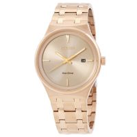 Citizen Eco-Drive Rose Gold Dial Mens Watch